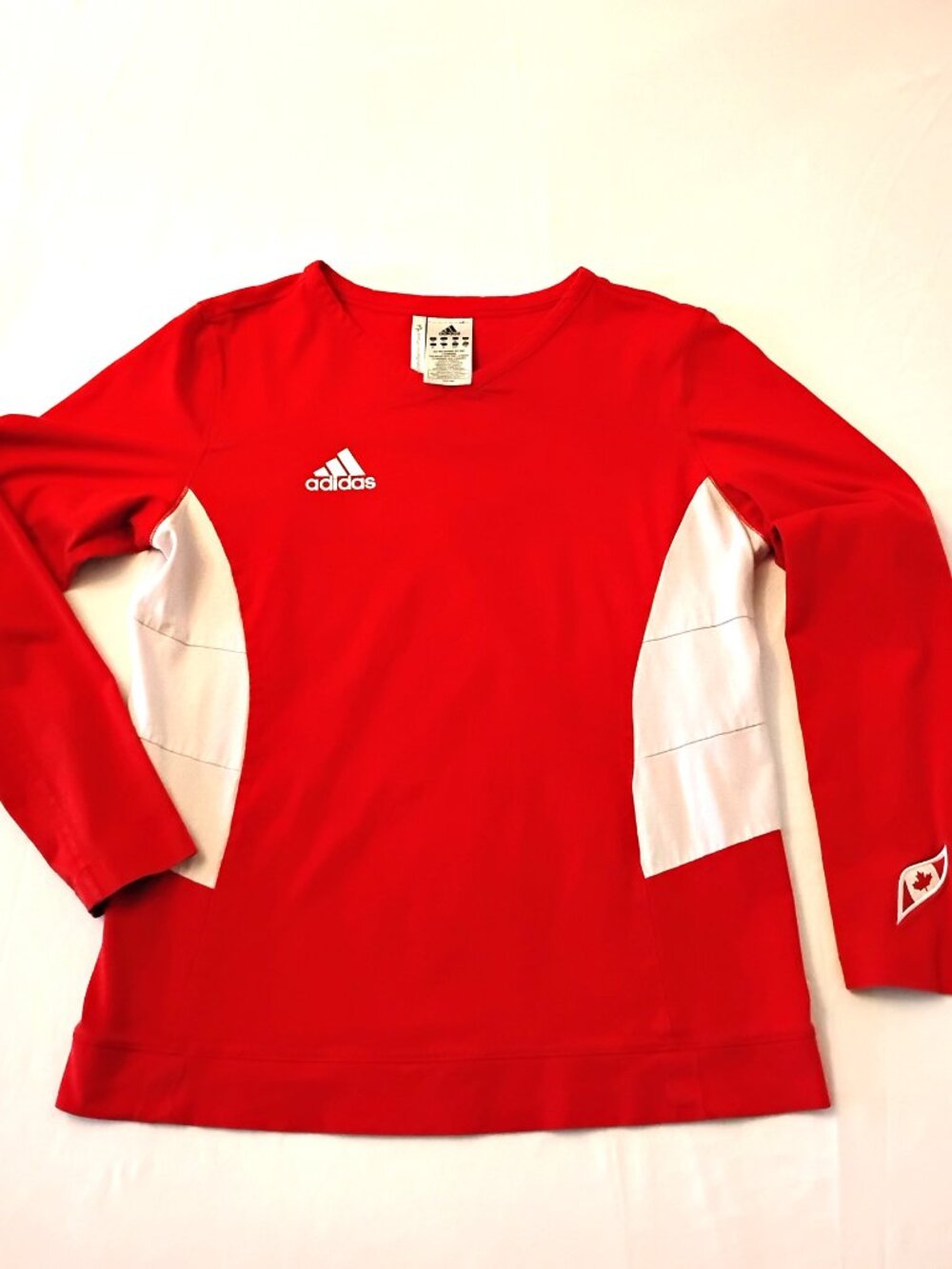 Adidas Olympic Team Canada Long Sleeve Athletic Top US L